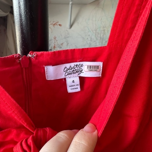 Color Me Courtney Red Coco Dress - Picture 6 of 10